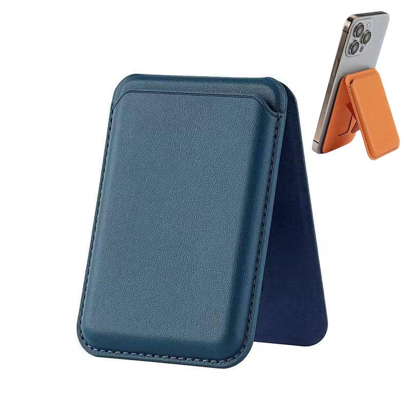 Magnetic Folding Wallet Card Holder Kickstand Leather Case for Magsafe iPhone 16 15 14 13 Pro Max 12 Mini Plus Magnetic Stand Cover