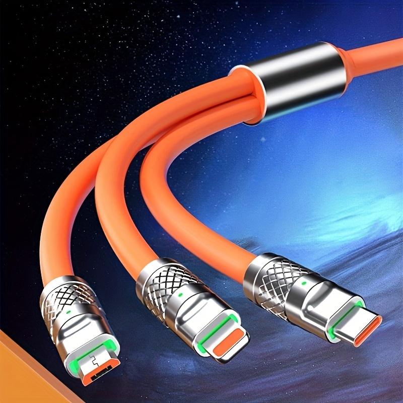 120W Super-Fast USB-C Charging Cable - Lighting Quick for IPhone & More - Durable, Universal, Full-Speed Performance