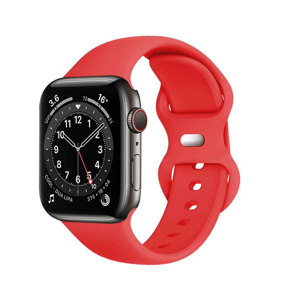 Silicone Strap for Apple Watch Band Ultra 49mm 45/44/42mm Watchbands 41/40mm iwatch Rubber Sport Bracelet on iWatch Series 76543