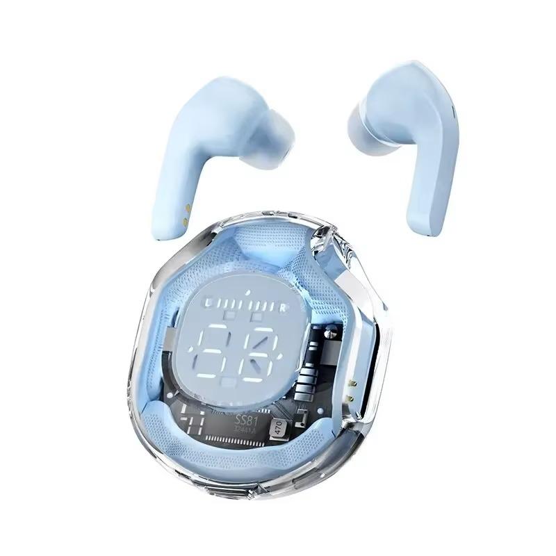 Multiple Colors TWS True Wireless Gaming Earphones ENC Noise Reduction Bluetooth Earbuds with LED Digital Display Bluetooth 5.3, In-Ear Comfort, Long Battery Life Headphone for iPhone Xiaomi Android