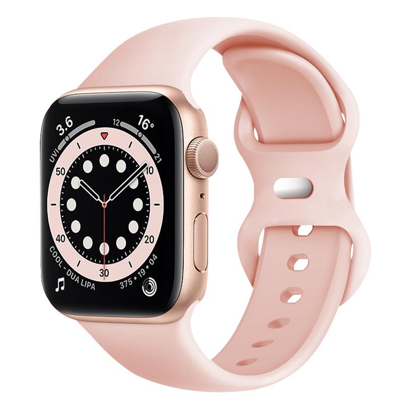 Silicone Strap for Apple Watch Band Ultra 49mm 45/44/42mm Watchbands 41/40mm iwatch Rubber Sport Bracelet on iWatch Series 76543