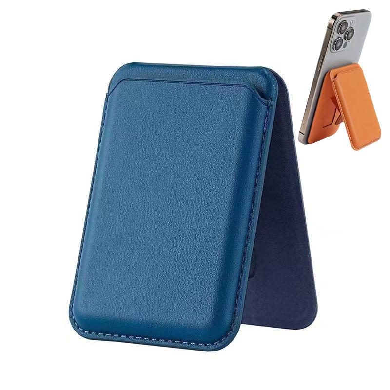 Magnetic Folding Wallet Card Holder Kickstand Leather Case for Magsafe iPhone 16 15 14 13 Pro Max 12 Mini Plus Magnetic Stand Cover