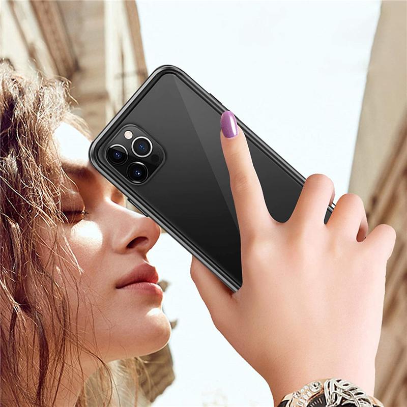 Anti Peeping Magnetic Double Sided Full Cover Privacy Metal Bumper Glass Case for IPhone 16ProMax 16 15 14 13 Pro Max 12 11 X XS Max XR  Antispy Cover