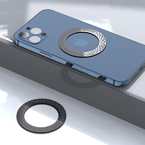 Universal Magnetic Ring, Magnetic Adapter Ring, Magnet Sticker for Magsafe Accessories & Wireless Charging for iPhone 16 15 14 13 12, For Samsung S24 S23/S22 Ultra and Phone Case