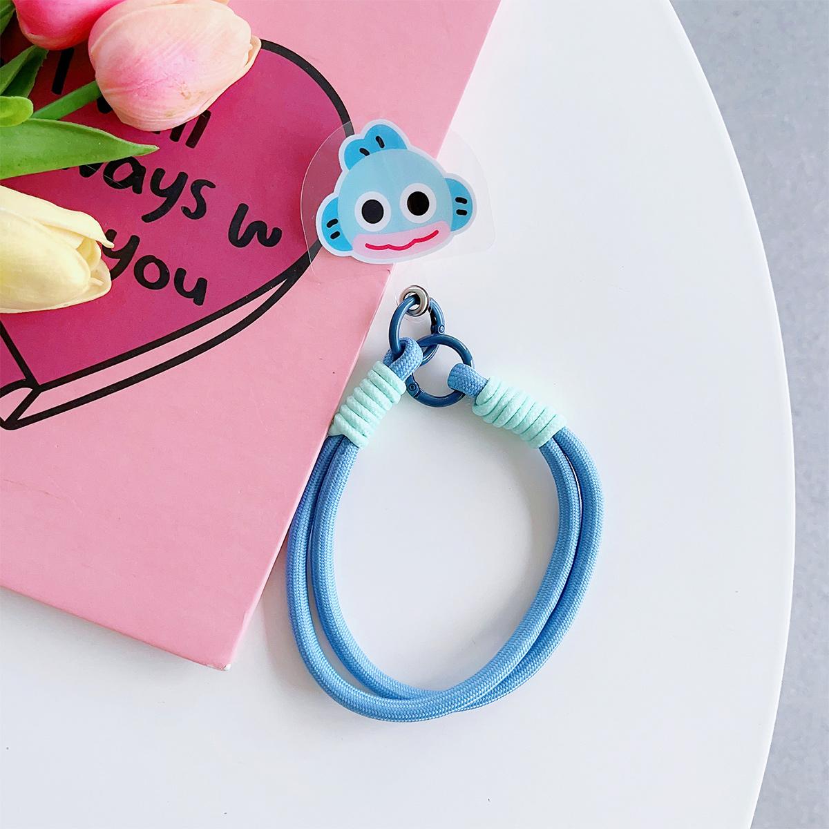 New Cartoon Phone Lanyard, For iPhone Wristband, Colorful Cartoon Lanyard, Safety Card Anti-drop Rope