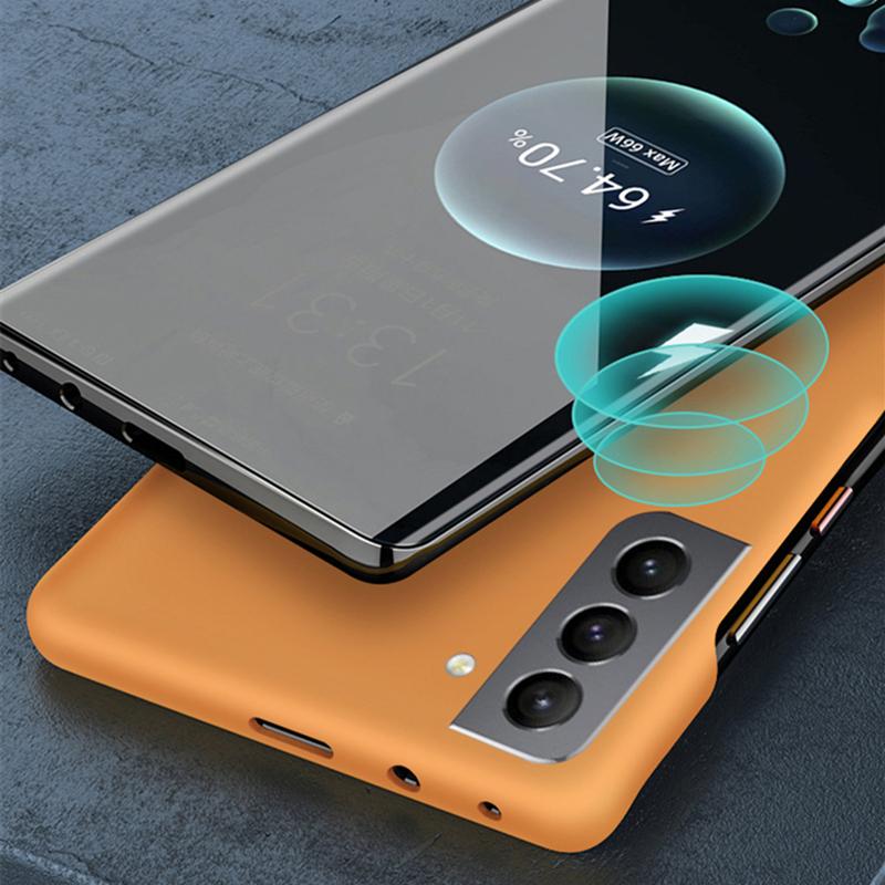 For Samsung S24Ultra S24 S21 S22 S23 Ultra Note20 Phone Case Ultra Thin Matte frameless Cover Hard Case