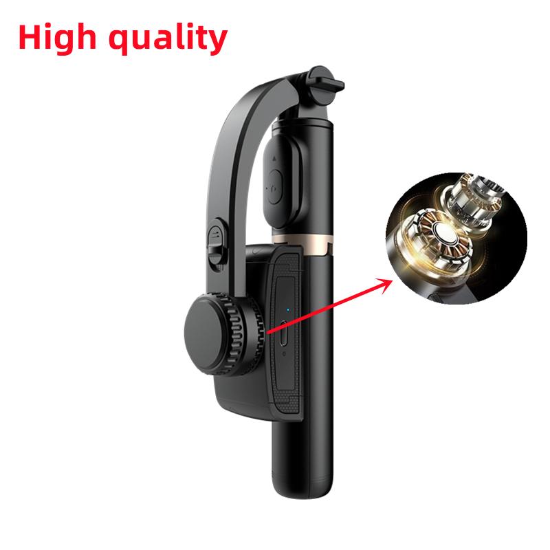 Stabilisateur vidéo mobile Perche à selfie Bluetooth Trépied Stabilisateur à cardan pour smartphone Support de prise de vue verticale en direct