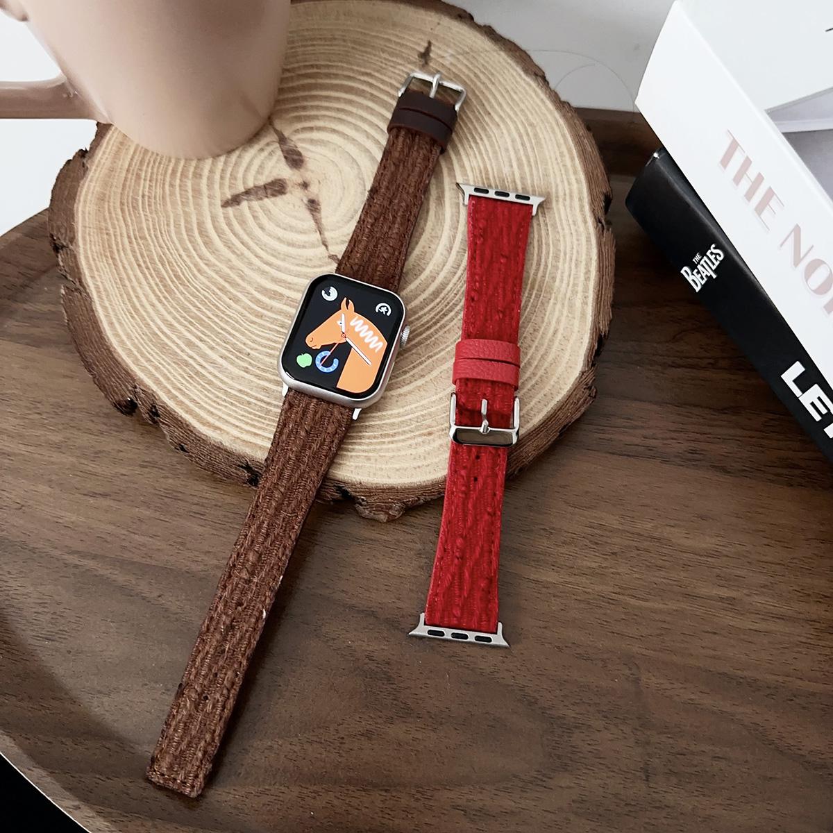 Woolen Wristband for Apple Watch 44mm Band 45 42 38 41 Ultra 49mm Link Bracelet for IWatch Series 9 8 7 6 SE 5 4