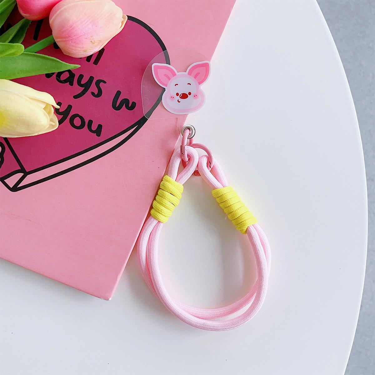 New Cartoon Phone Lanyard, For iPhone Wristband, Colorful Cartoon Lanyard, Safety Card Anti-drop Rope