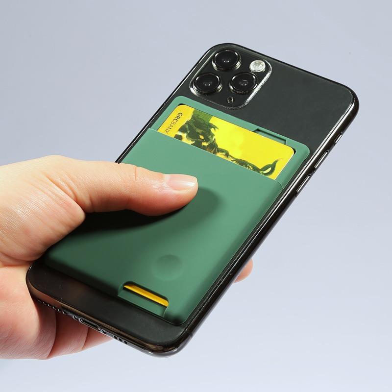 Adhesive Card Bag Slot Card Holder Wallet Case For iPhone 16 15 14 13 12 11 XR X XSMax For Samsung S25 S24 S23 Phone Accessories