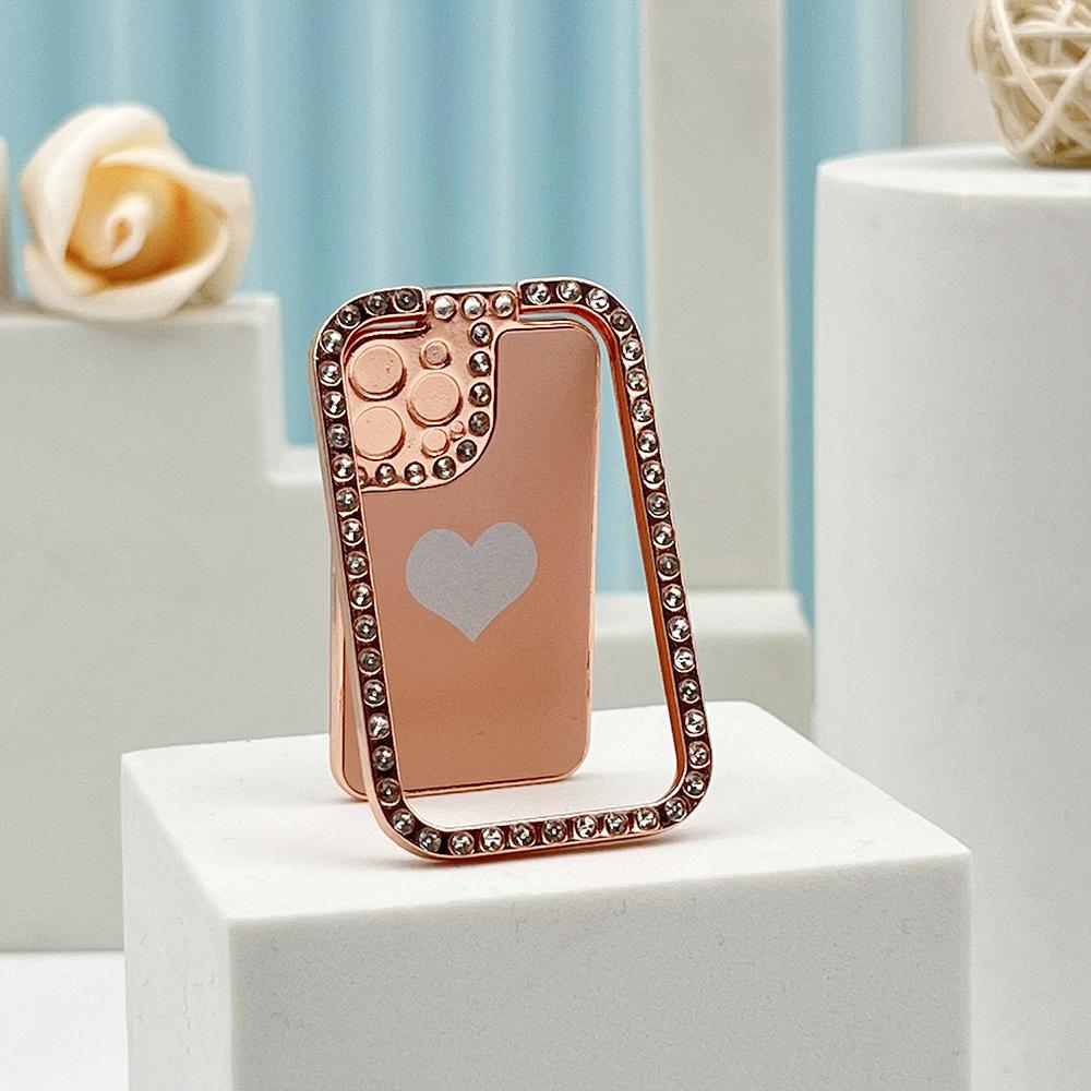 Phone Case Mouse Head Plating Bear Teddy Ring Small Phone Stands