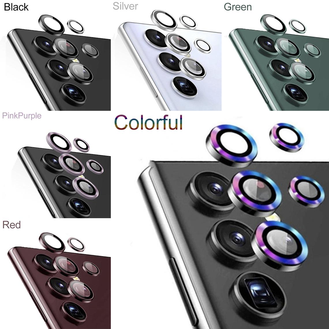 Camera Lens Protector Aluminum Alloy Metal Tempered Glass Camera Film For Samsung S25Ultra S25 S25Plus S24 Ultra S24FE