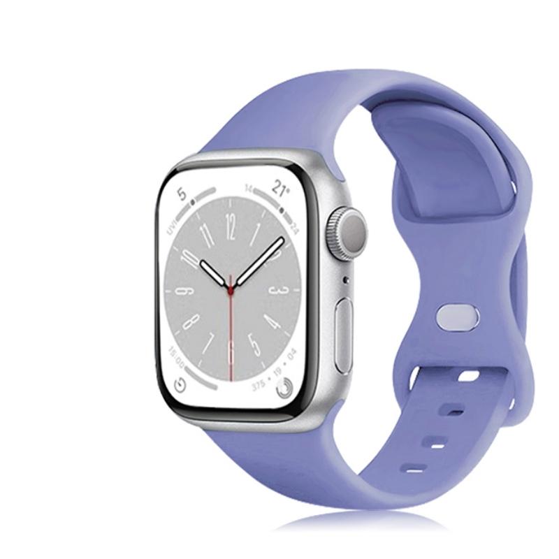 Silicone Strap for Apple Watch Band Ultra 49mm 45/44/42mm Watchbands 41/40mm iwatch Rubber Sport Bracelet on iWatch Series 76543