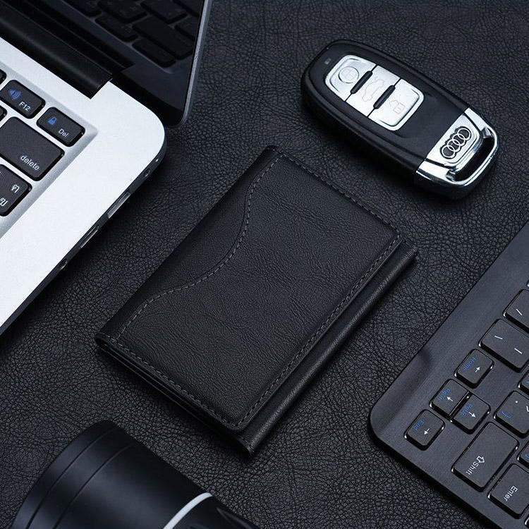Multi-function Leather Card Case Strong Magnetic Wallet Card Holder Card Bag Case for Magsafe IPhone 16 15 14 13 12 Pro Max Stand Cover