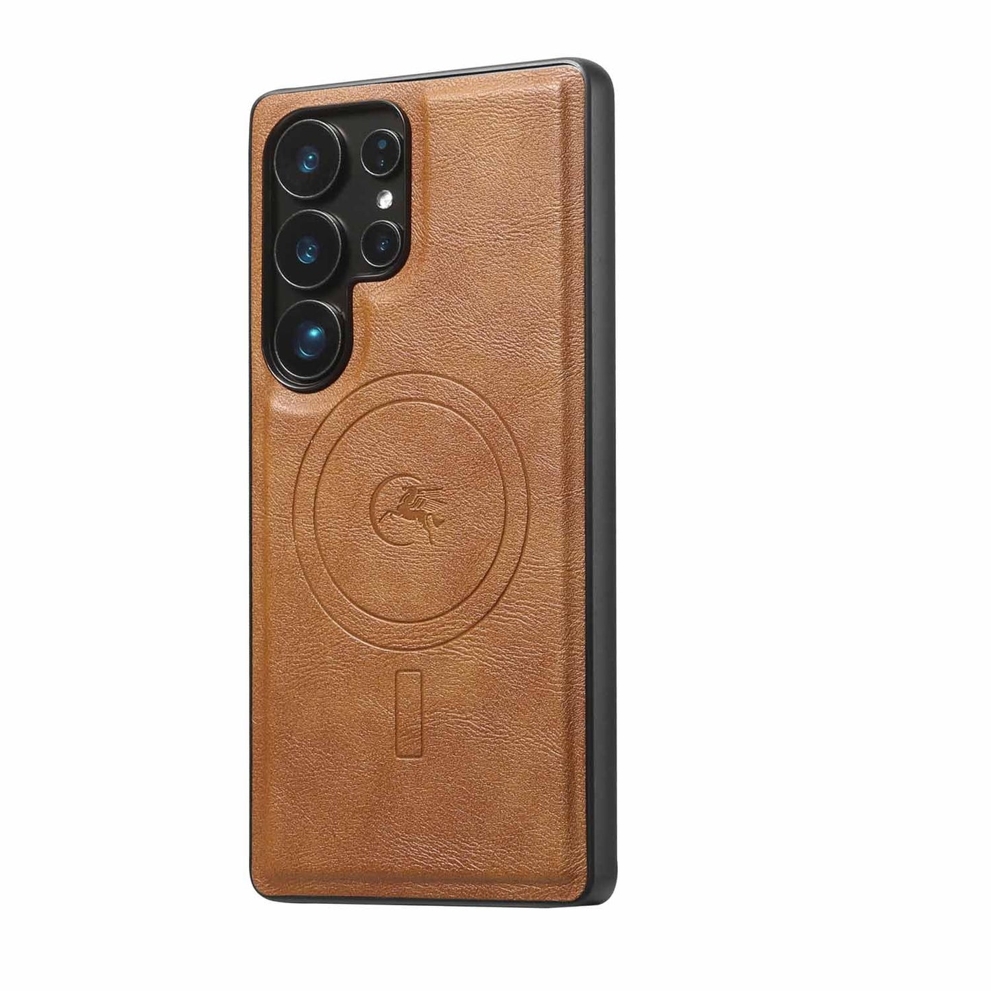 For Samsung S25 S24 S23 A16 A15 A36 A35 A56 A55 A53 Leather Phone Case with Strong Magnetic, Anti-Fall for Magsafe Shockproof Business Hard Full Cover