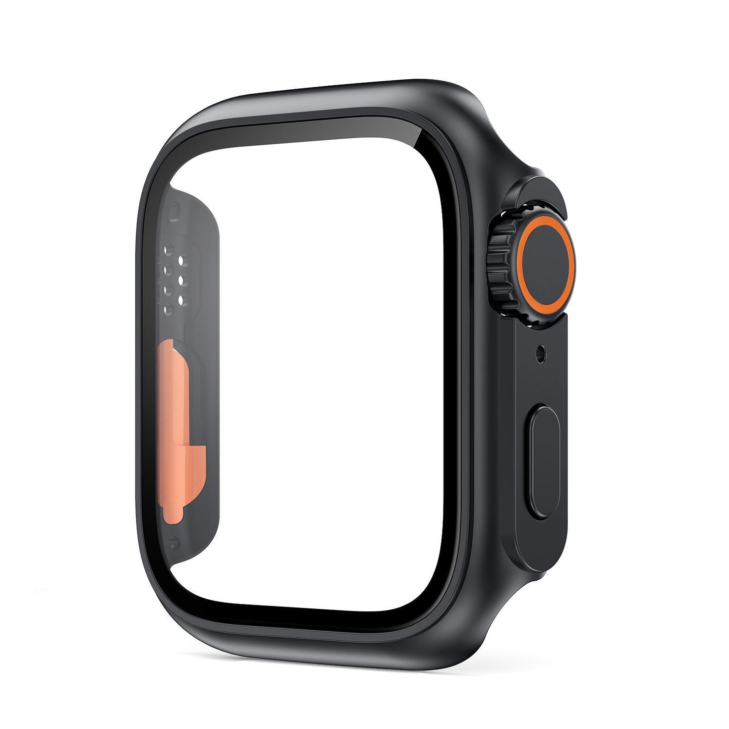 PC Firm Cover for Apple Watch Case 45mm 41mm 44mm 40mm 42mm 38mm Glass Appearance Upgrade ultra iWatch Series 9 8 7 SE SE2 6 5 4