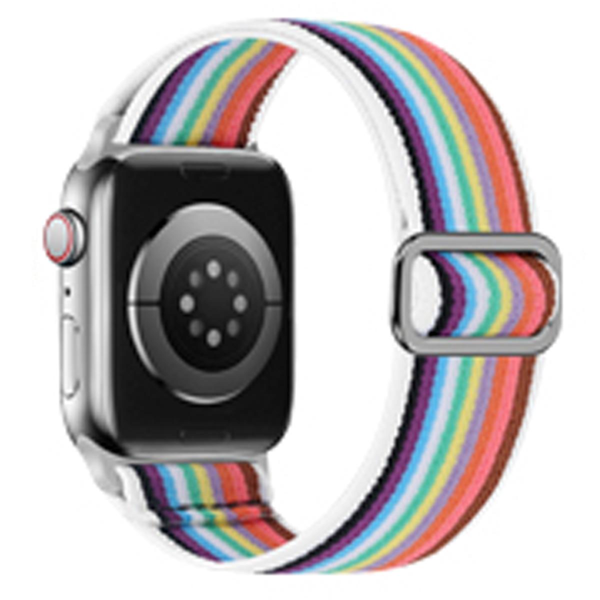 Nylon Woven Elastic Band for Apple Watch 44mm Band 45 42 38 41 Ultra 49mm Link Bracelet for IWatch Series 9 8 7 6 SE 5 4