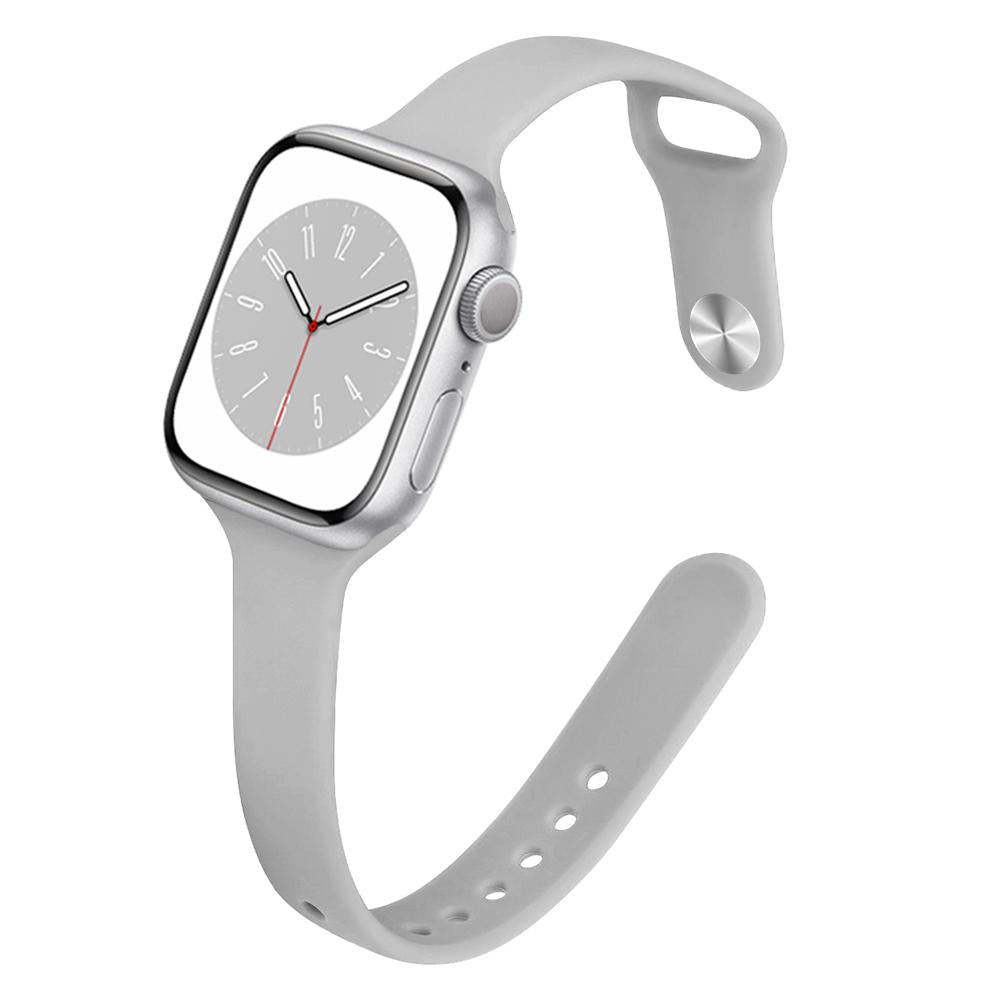 Silicone Sport Strap For Apple Watch Band 44mm 40mm 45mm 49mm 41mm 38mm bracelet iwatch series 9 7 6 5 4 se 8 ultra 2