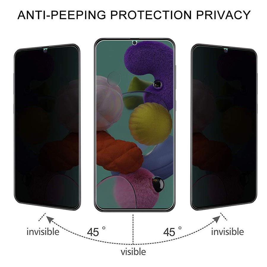 Privacy Full Private Screen Protector Tempered Films For Samsung Galaxy S24Ultra S24FE S21 S20 S23 Ultra S20 Plus A55 A54 A35 A34 A25 A24 A15 A14 S22 Antispy Protective Glass