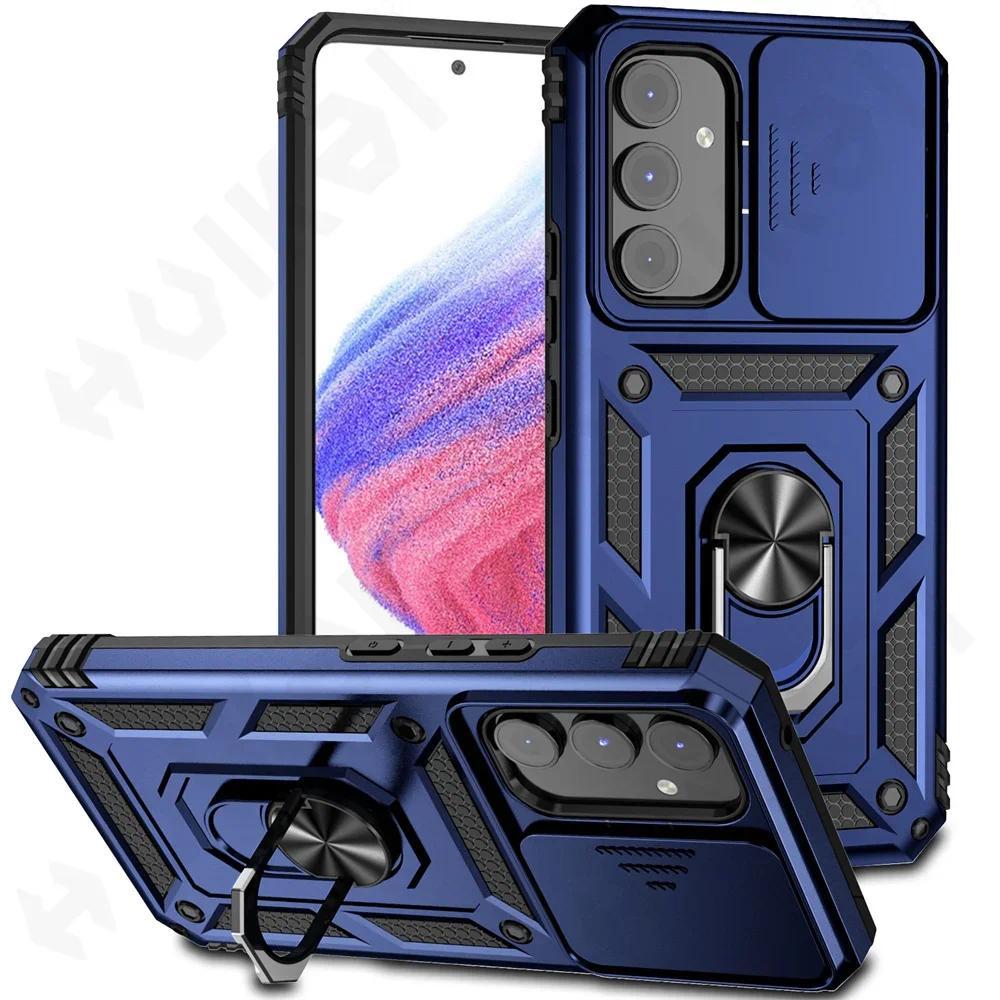 Heavy Duty Protection Magnetic Kickstand Case For Samsung Galaxy A54 A34  A14 S23 S22 S21 Ultra Plus FE Kickstand with Camera Protection Rugged Military-Grade Drop Cover