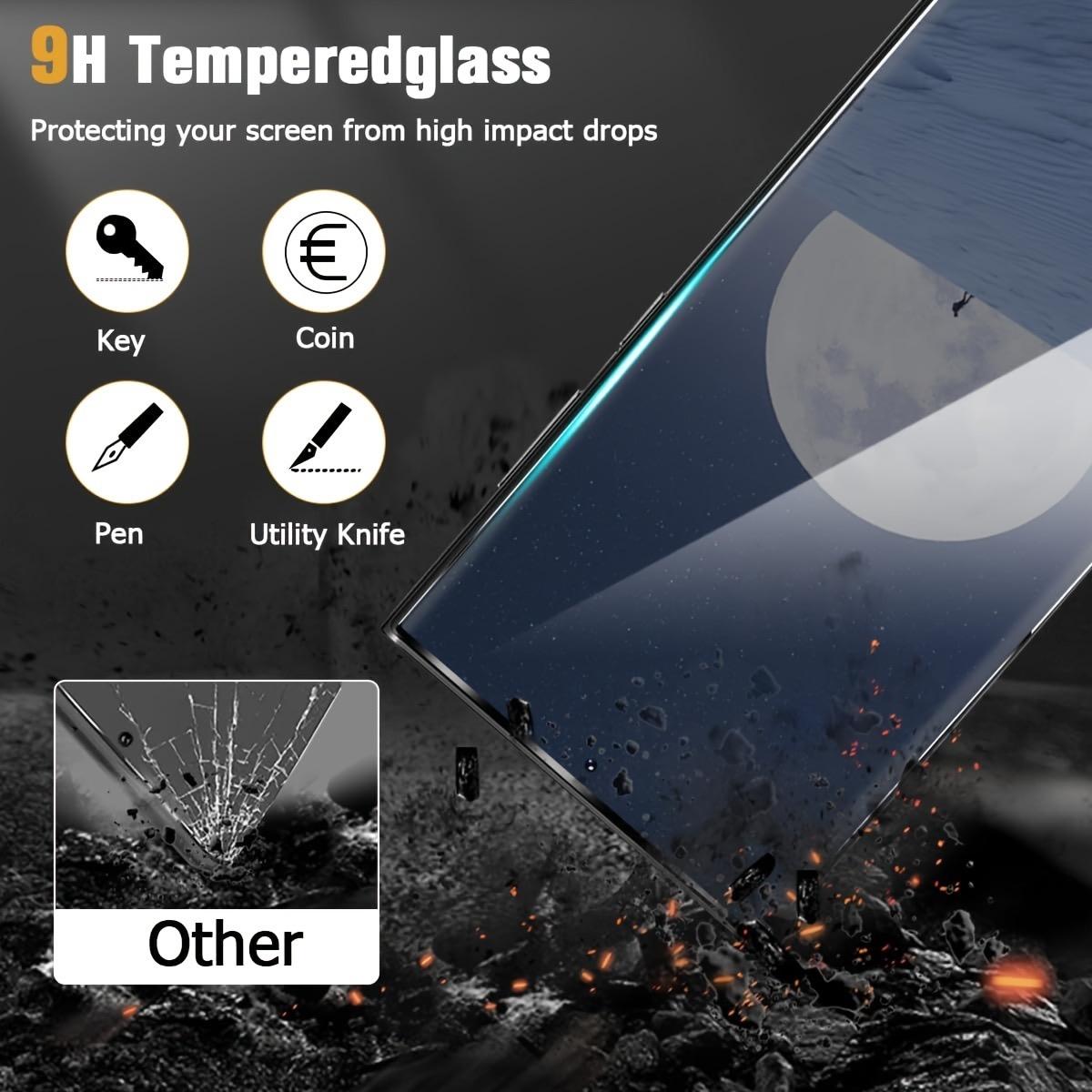 For Samsung Galaxy S24 S23 S22 Ultra Note20 A15 A25 A35 A55 Full Coverage Privacy Screen Protector - 3D Tempered Glass, 9H Hardness, Bubble-Free, Anti-Scratch, Anti-Fingerprint, Easy Installation Phone Accessories