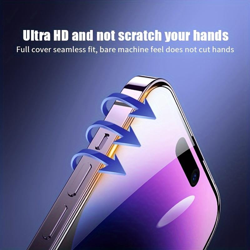 One-Click Film Applicator Anti Blue-Ray Screen Protector Automatic Dust Removal Eye Protection Anti Blue Light Glass Tempered Film for iPhone 16 15 14 13 12 11 Pro Max XSMax XR X XS