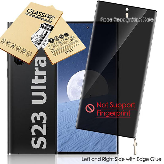 For Samsung Galaxy S24 S23 S22 Ultra Note20 A15 A25 A35 A55 Full Coverage Privacy Screen Protector - 3D Tempered Glass, 9H Hardness, Bubble-Free, Anti-Scratch, Anti-Fingerprint, Easy Installation Phone Accessories