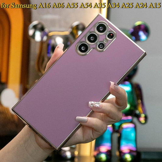 Plating Basic Phone Case for Samsung A16 A06 A55 A54 A35 A34 A25 A24 A15