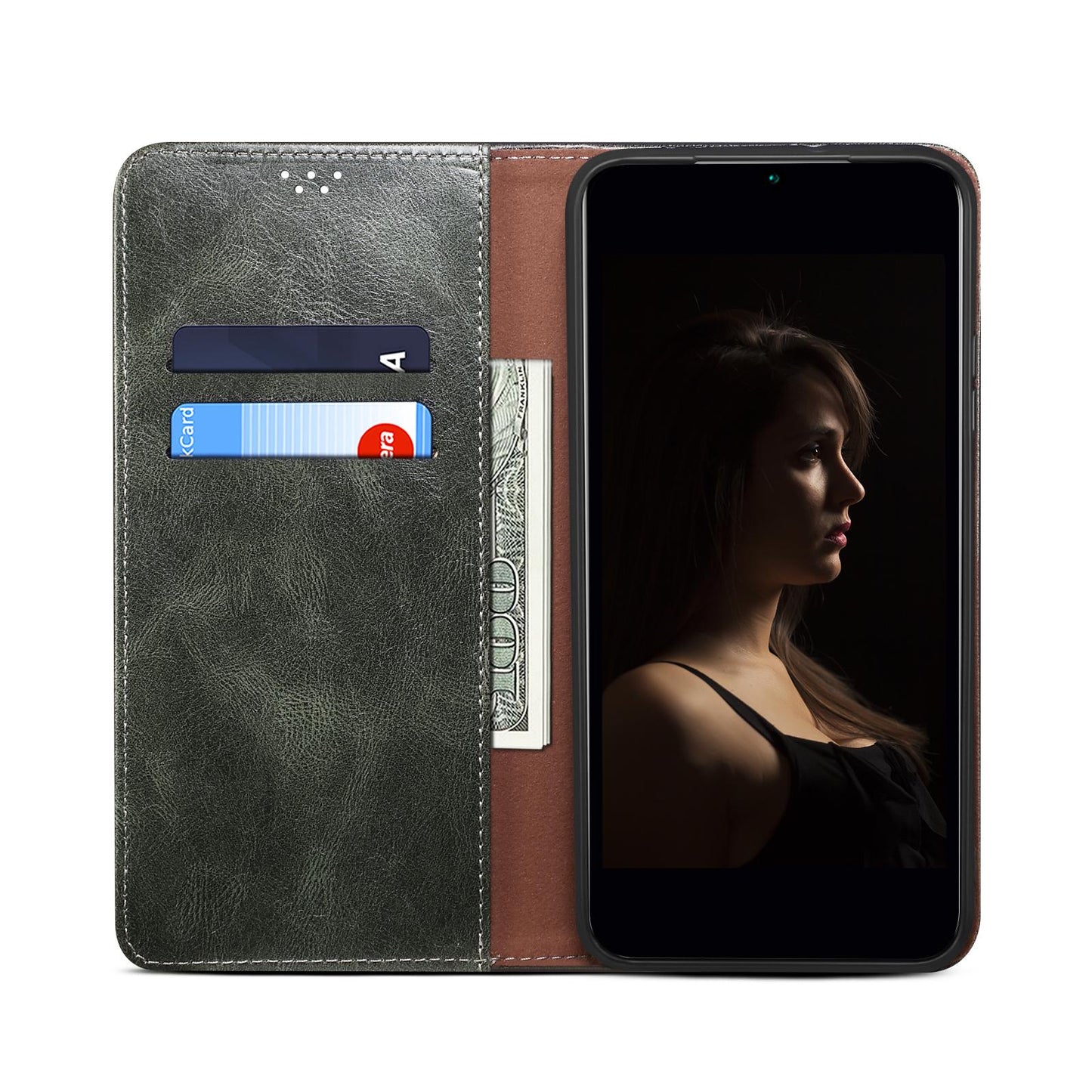 Luxury Retro Leather Flip Cover For Samsung S24 S23 Ultra S22 Plus S21 FE Case Wallet Card Stand Magnetic Book Cover Phone Case