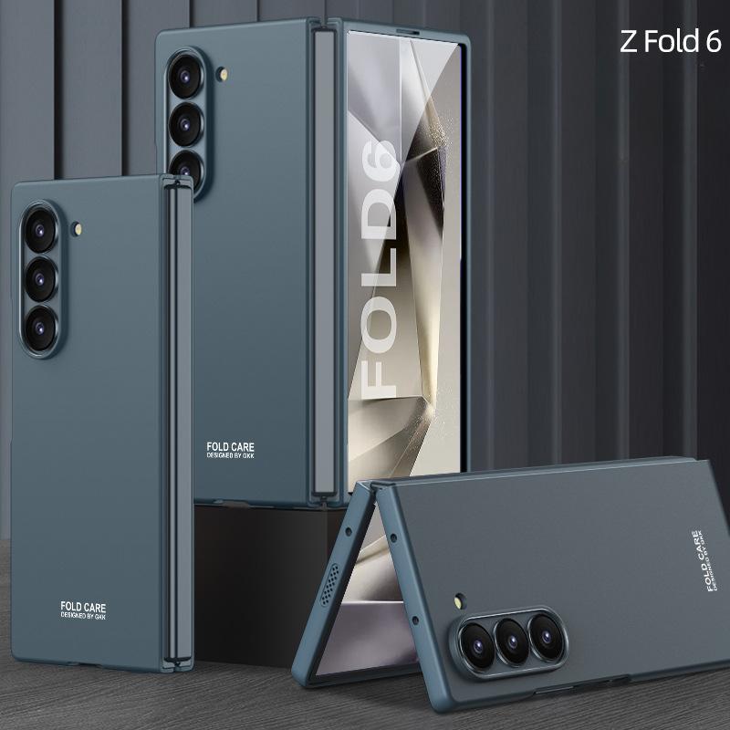 For Samsung Z Fold6 Fold5 Fold4 Case, Ultrathin Business Matte Full Cover, Luxury Elegant Phone Case Camera Protection Shockproof Hard Cover