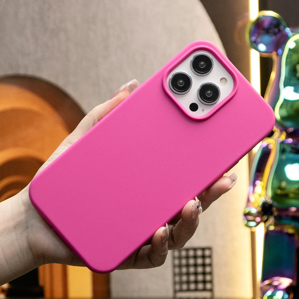 Simple Popular Silicone Anti drop Phone Case For iPhone 16 15 14 13 Pro Max