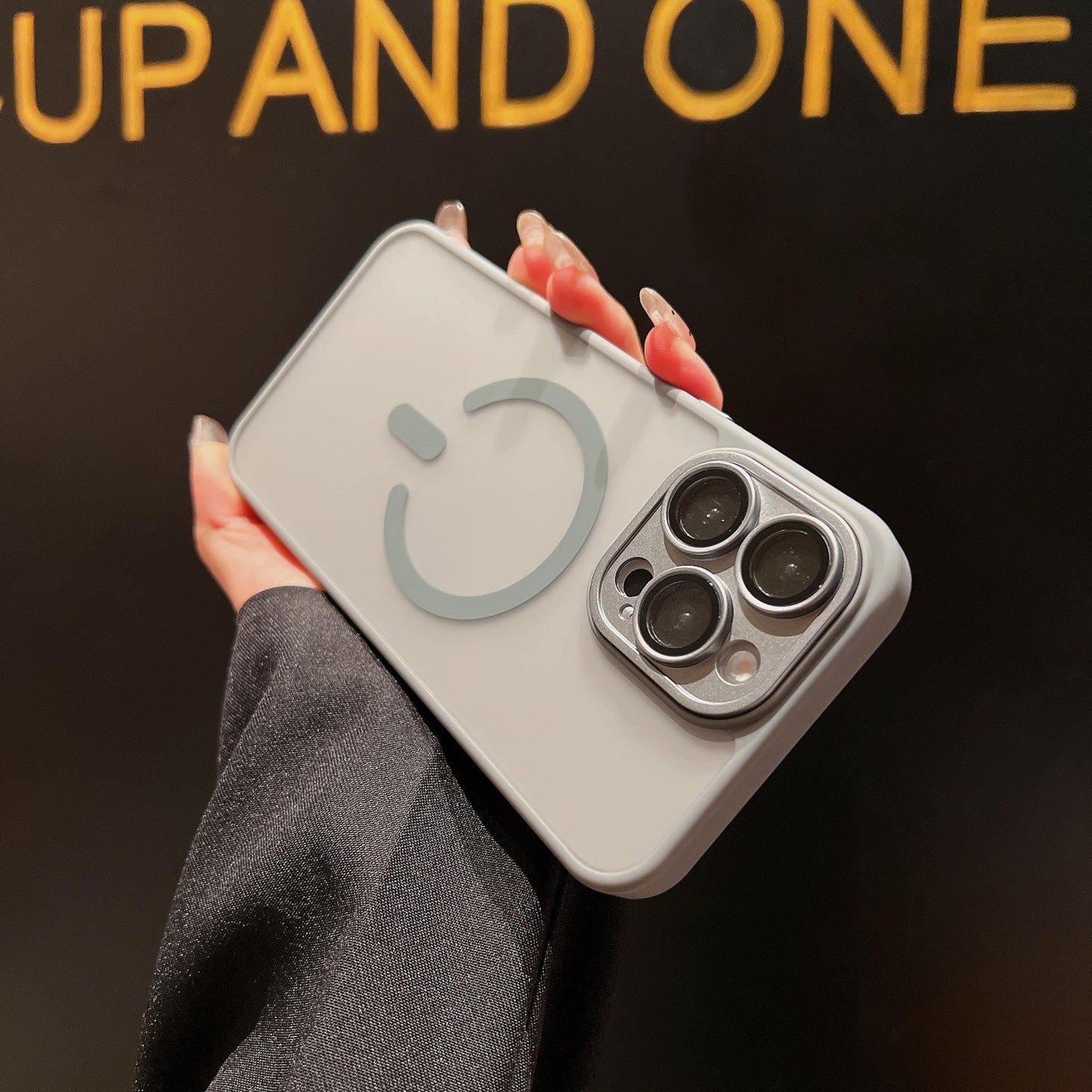 Matte Acrylic Transparent Magnetic Len Protection Shockproof Phone Case For iPhone 16ProMax 15 14 13 12 Not Yellowing Clear Hard Full Cover