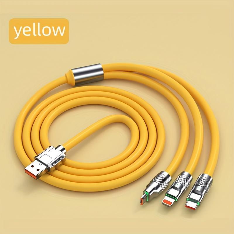 120W Super-Fast USB-C Charging Cable - Lighting Quick for IPhone & More - Durable, Universal, Full-Speed Performance