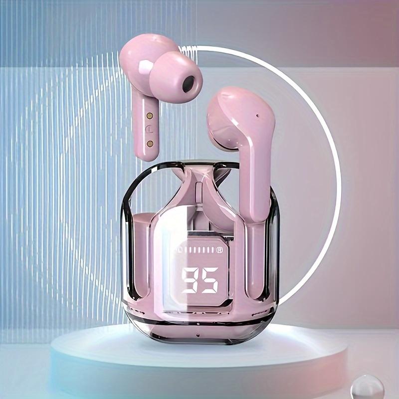 TWS True Wireless Gaming Earphones ENC Noise Reduction, Stylish Macaroon Colors, LED Power Display, In-Ear Comfort, Touch Control, Long Battery Life