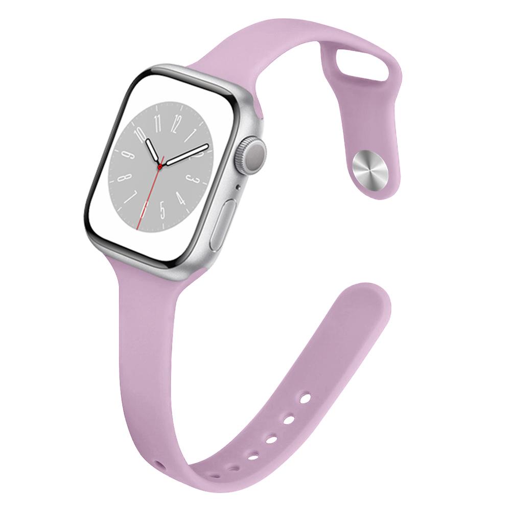 Silicone Sport Strap For Apple Watch Band 44mm 40mm 45mm 49mm 41mm 38mm bracelet iwatch series 9 7 6 5 4 se 8 ultra 2