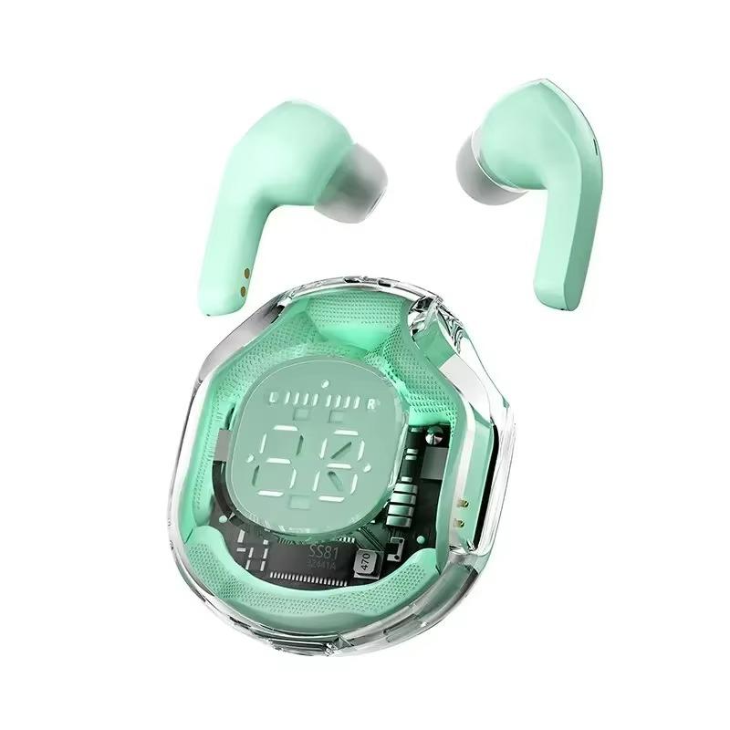 Multiple Colors TWS True Wireless Gaming Earphones ENC Noise Reduction Bluetooth Earbuds with LED Digital Display Bluetooth 5.3, In-Ear Comfort, Long Battery Life Headphone for iPhone Xiaomi Android