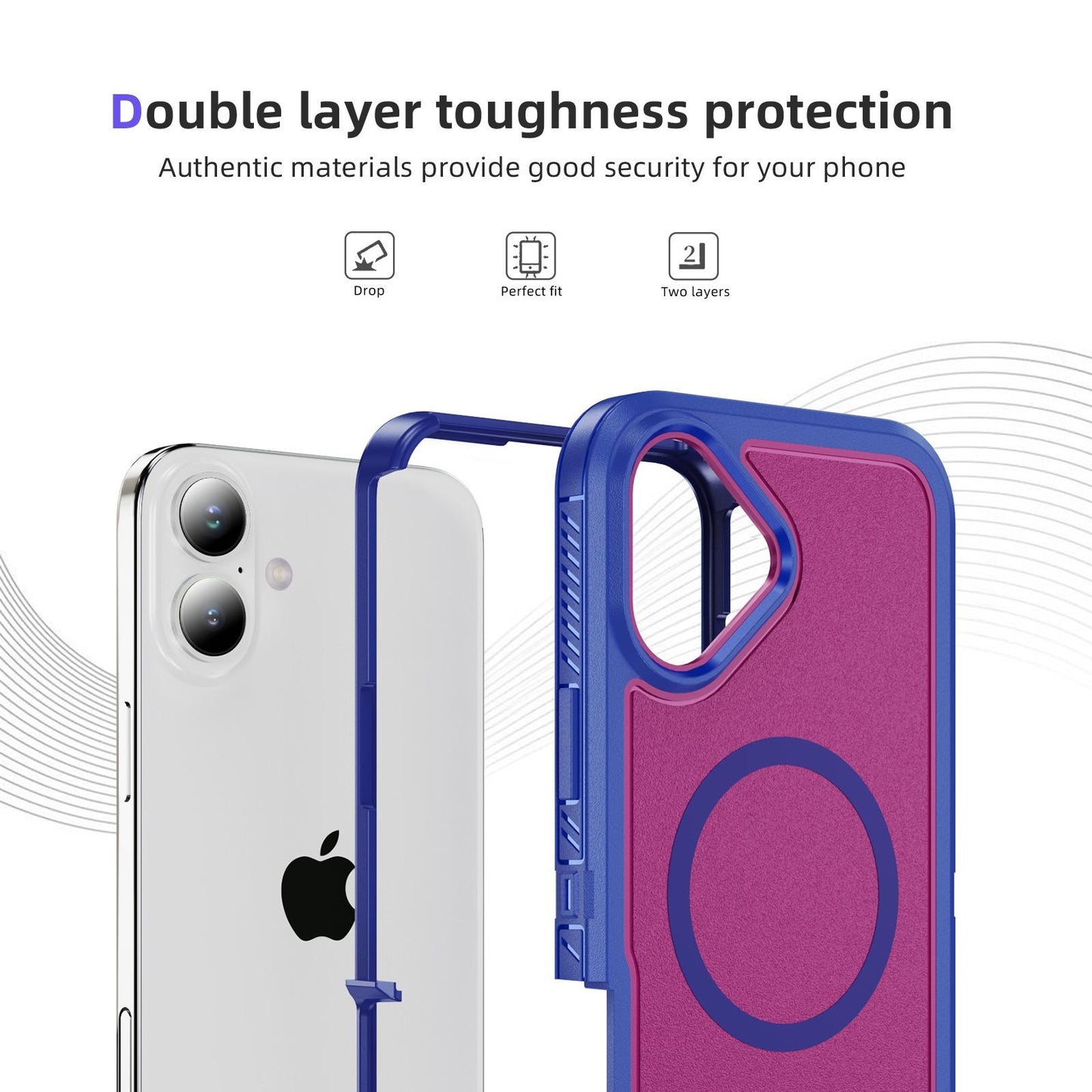 Anti-Dust Matte Anti-Fall Heavy Duty Protection Shockproof Strong Magnetic Phone Case With Kickstand for iPhone 16ProMax 16 15 14 13 12 11 XR Bumper Hard Full Cover