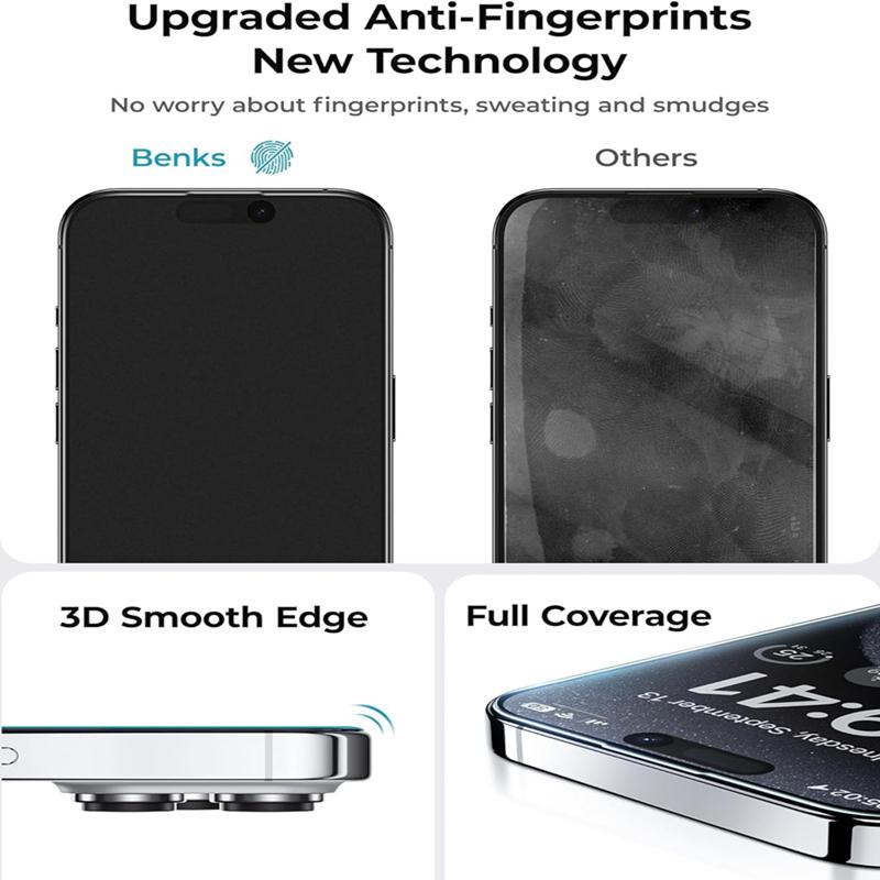 Matte HD / Privacy Dust Free Kit Tempered Glass for iPhone 16ProMax 16 15 14 13 12 11 Pro Max Screen Protector for iPhone X XR XS Max Plus Froster Glass Easy Tool