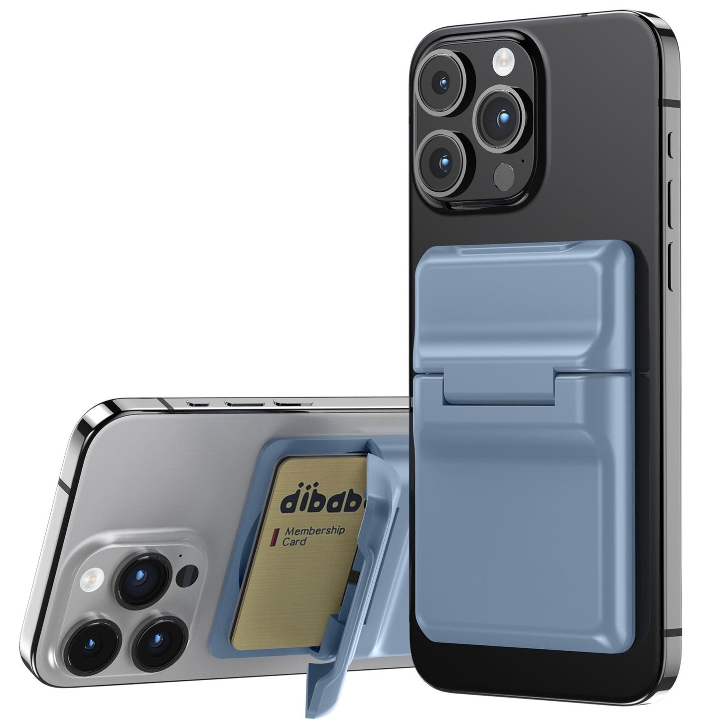 Large Capacity Card Slot Design Magnetic Folding Wallet Card Holder Kickstand PC Case for Magsafe iPhone 16 15 14 13 Pro Max 12 Mini Plus Magnetic Stand Cover for Samsung S25 S24 S23