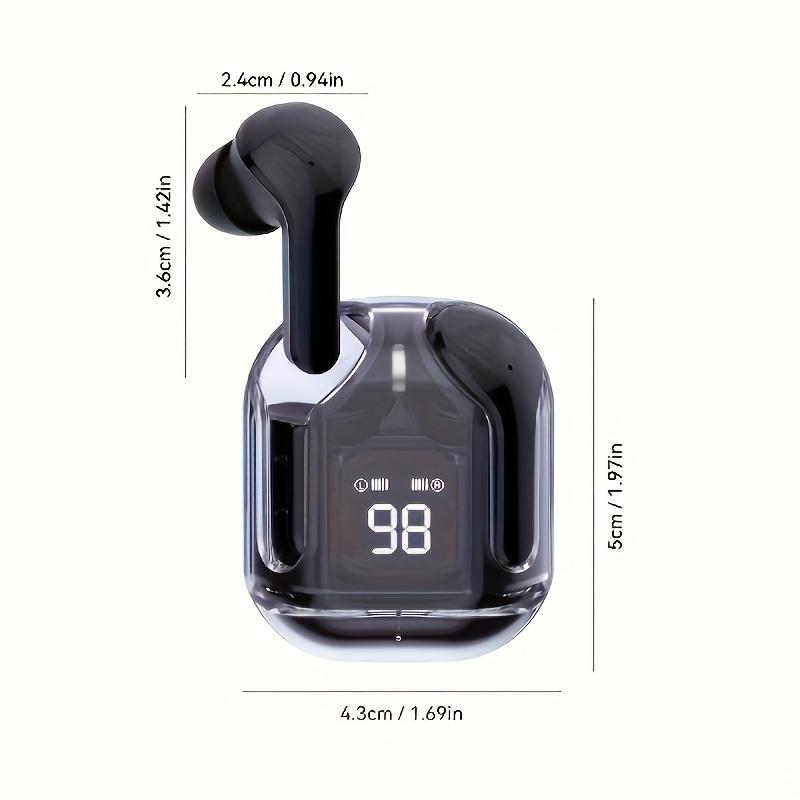 TWS True Wireless Gaming Earphones ENC Noise Reduction, Stylish Macaroon Colors, LED Power Display, In-Ear Comfort, Touch Control, Long Battery Life