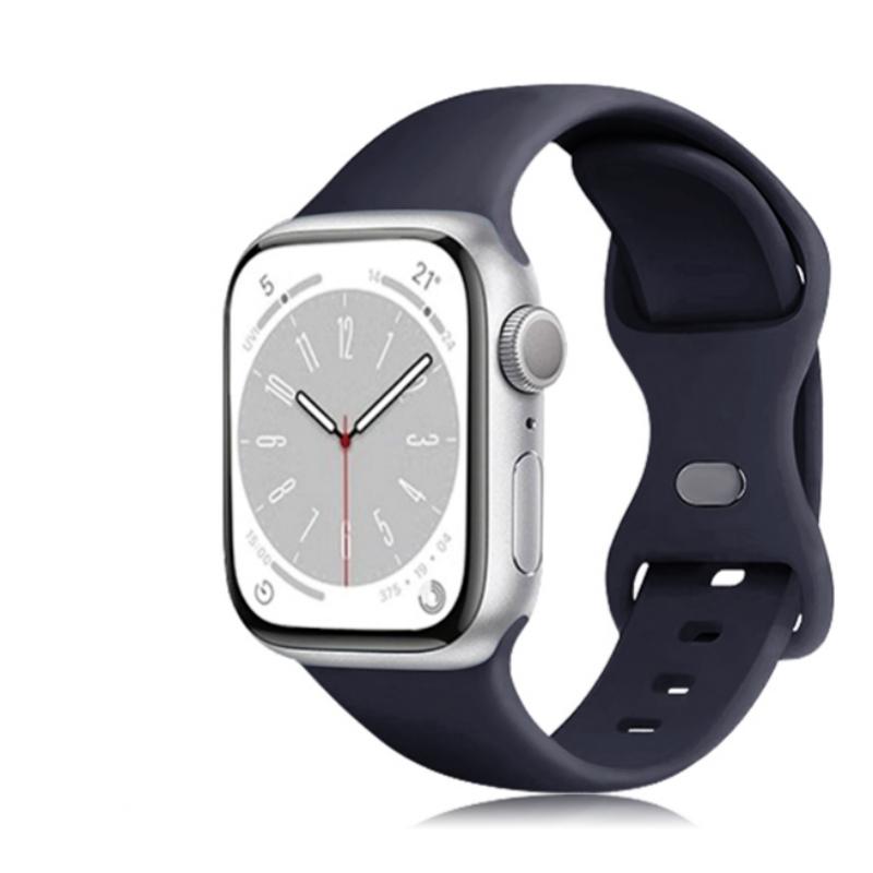 Silicone Strap for Apple Watch Band Ultra 49mm 45/44/42mm Watchbands 41/40mm iwatch Rubber Sport Bracelet on iWatch Series 76543