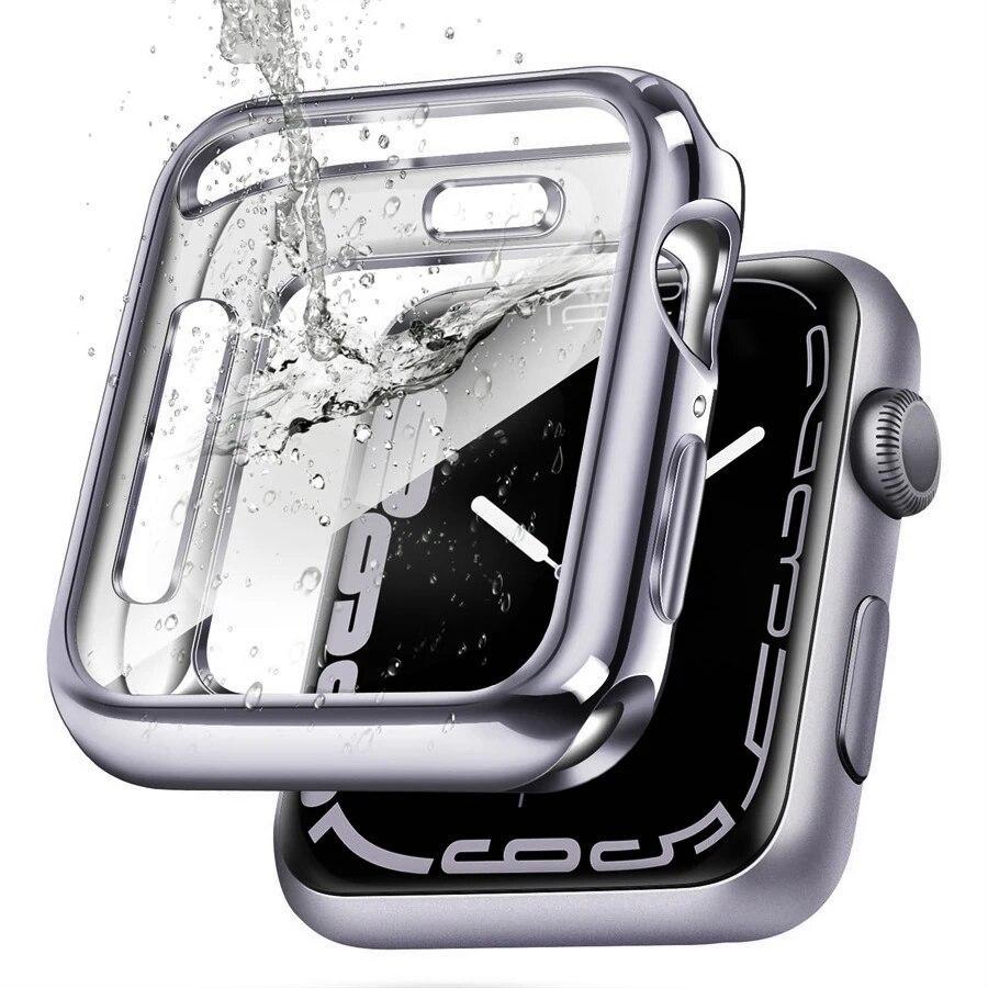 TPU Cover for apple watch case series 9 8 7 6 5 4 3 SE 41mm 45mm 42-44mm-40mm screen protector Accessories for apple watch band