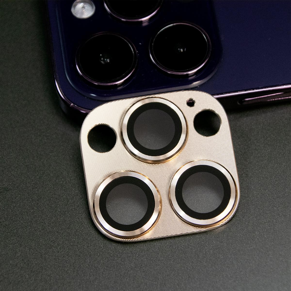 3D Metal Glass Camera Lens Protector Cover For iPhone 16 15 14 13 12 Plus Pro Max