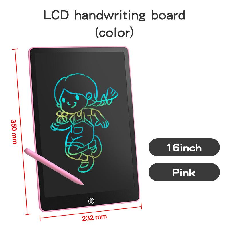 8.5/10/12/16 Inch Multi Color LCD Drawing Tablet Writing Pad for Children's Painting Tools Electronics Kids Writing Board Educational Learning Tablet