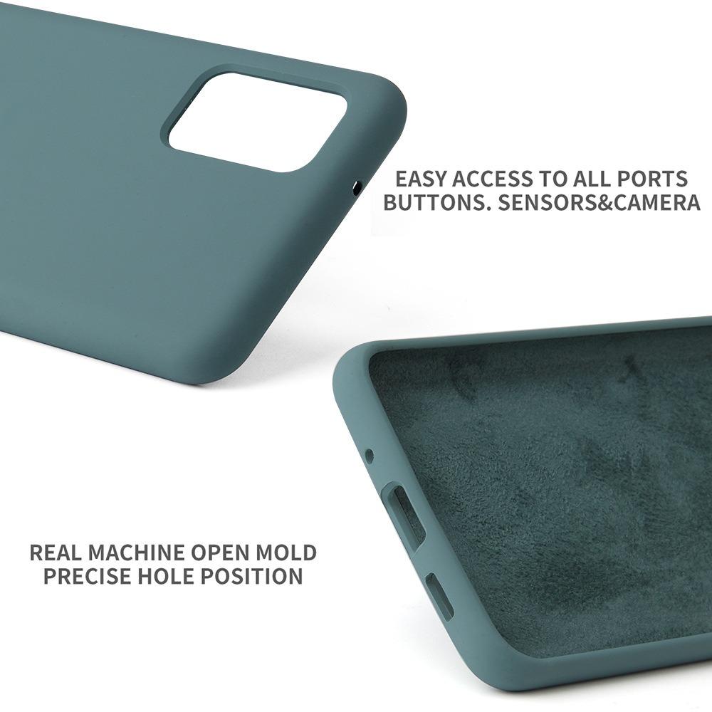Luxury Liquid Silicone Phone Case For Samsung S25Ultra S24FE S25 S24 S23 S22 S21 Note20, Soft Silicone Shockproof Phone Case With Microfiber Lining