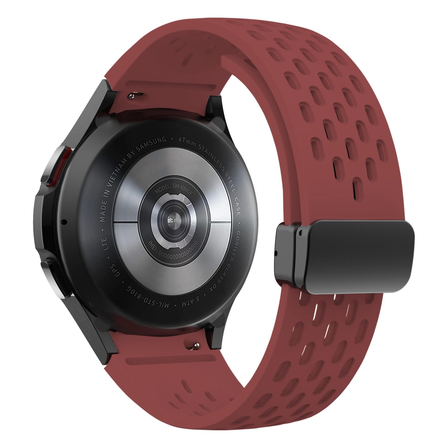Silicone Strap for Samsung Galaxy Watch 6 5 4 40mm 44mm 5Pro 45mm Magnetic Buckle Band 6 Classic 43mm 47mm No Gaps Bracelet 42mm