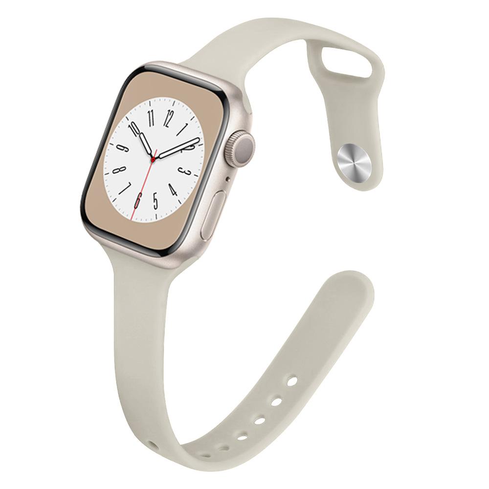 Silicone Sport Strap For Apple Watch Band 44mm 40mm 45mm 49mm 41mm 38mm bracelet iwatch series 9 7 6 5 4 se 8 ultra 2