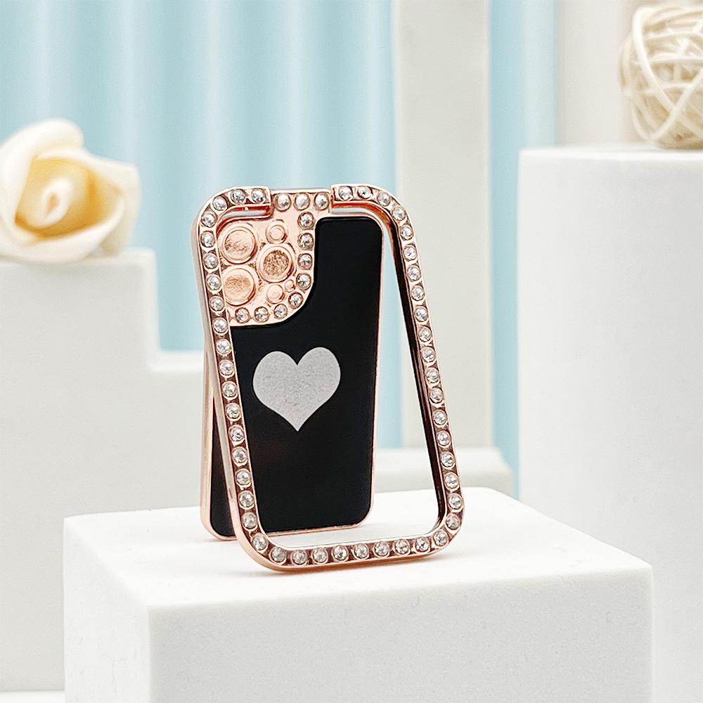 Phone Case Mouse Head Plating Bear Teddy Ring Small Phone Stands