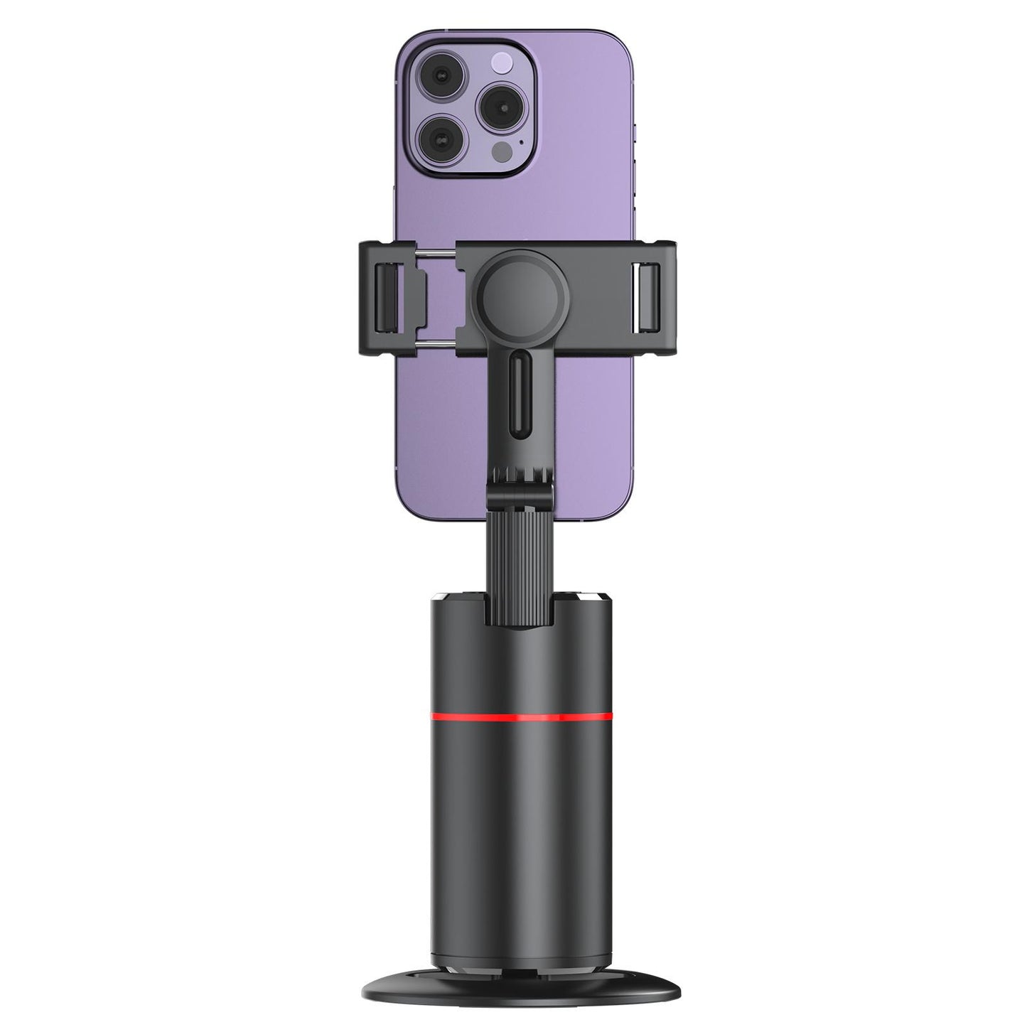 Stabilisateur de téléphone Suivi facial intelligent avec lumière de remplissage amovible Support de téléphone Perche à selfie sans fil Trépied pour diffusion en direct Nouveau