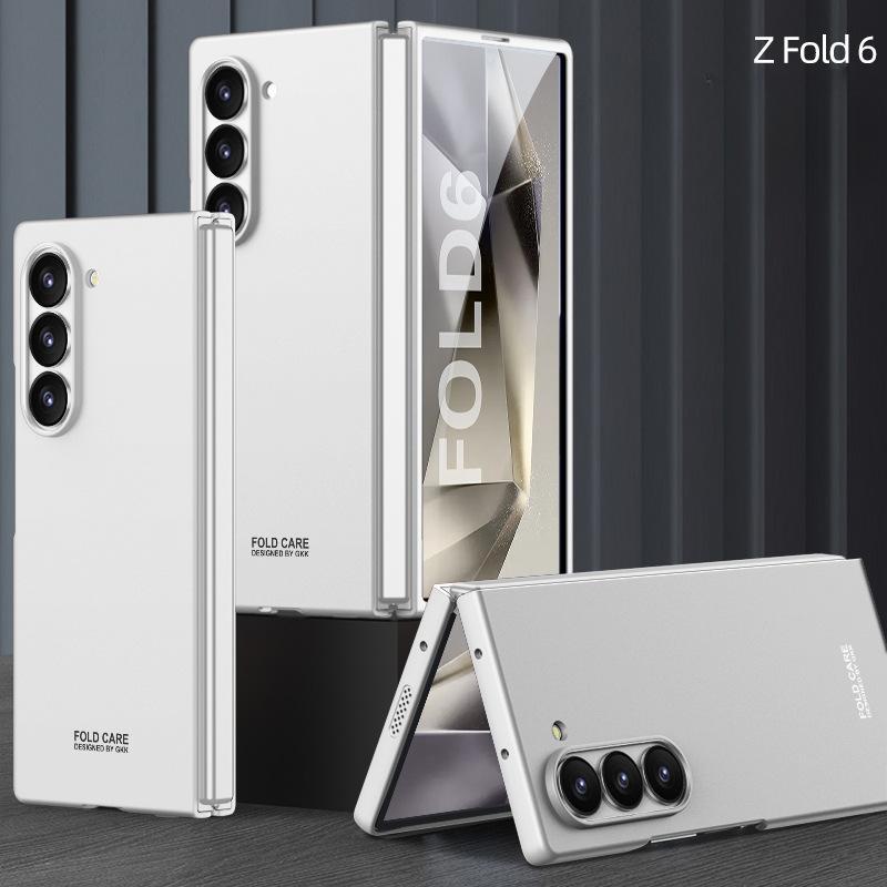 For Samsung Z Fold6 Fold5 Fold4 Case, Ultrathin Business Matte Full Cover, Luxury Elegant Phone Case Camera Protection Shockproof Hard Cover